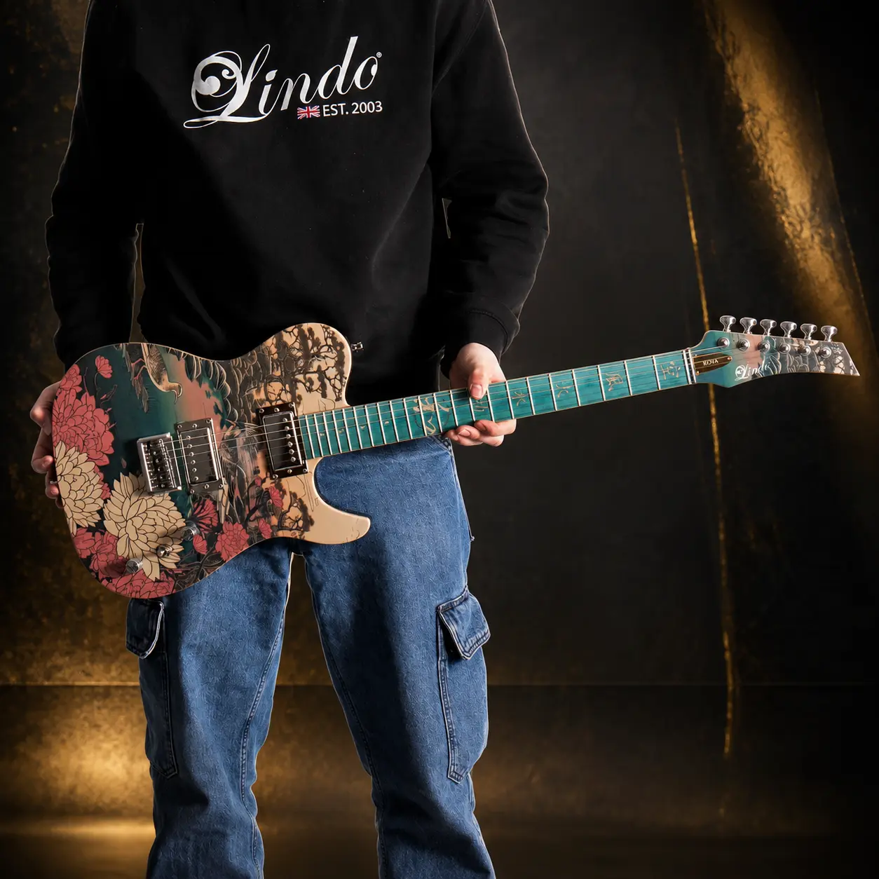 W34 Lindo Koya V2 Electric Guitar and Premium Hard Case – gallery image 10
