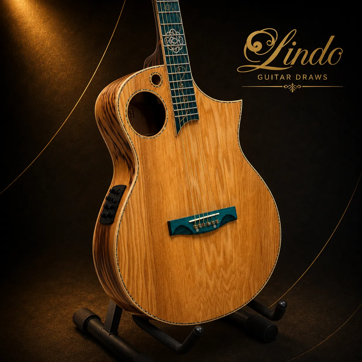 W32 Lindo Earth V1 Electro Acoustic Guitar — Win The Exact Guitar Shown – gallery image 1