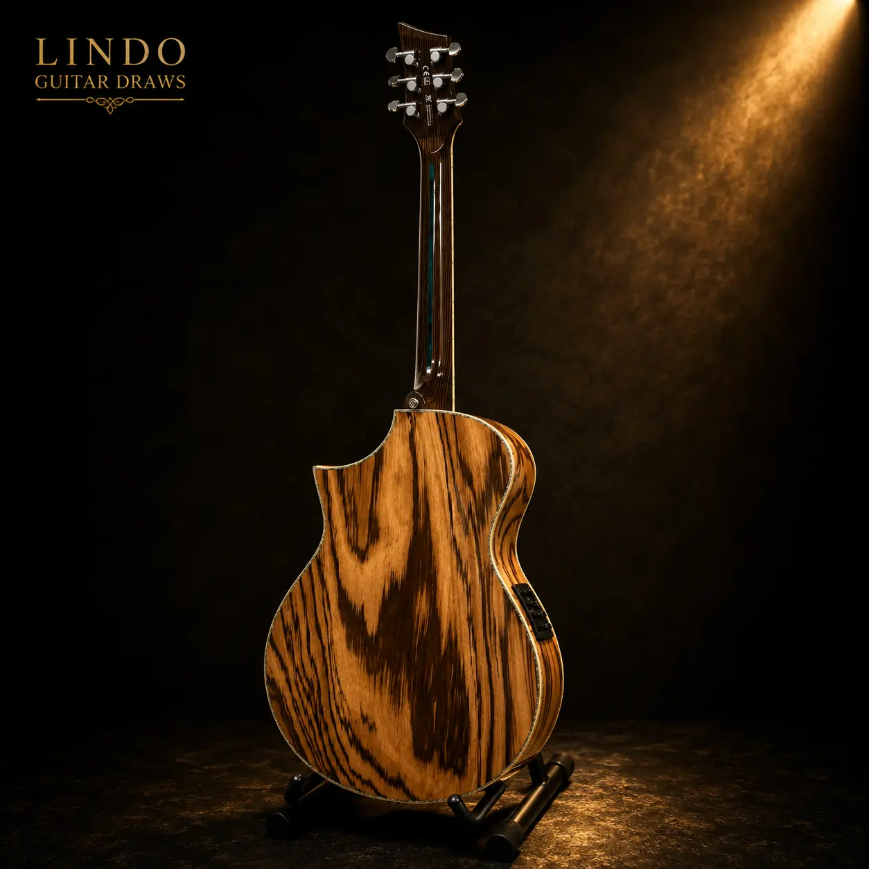 W34 Lindo Earth V1 Electro Acoustic Guitar — Win The Exact Guitar Shown – gallery image 2