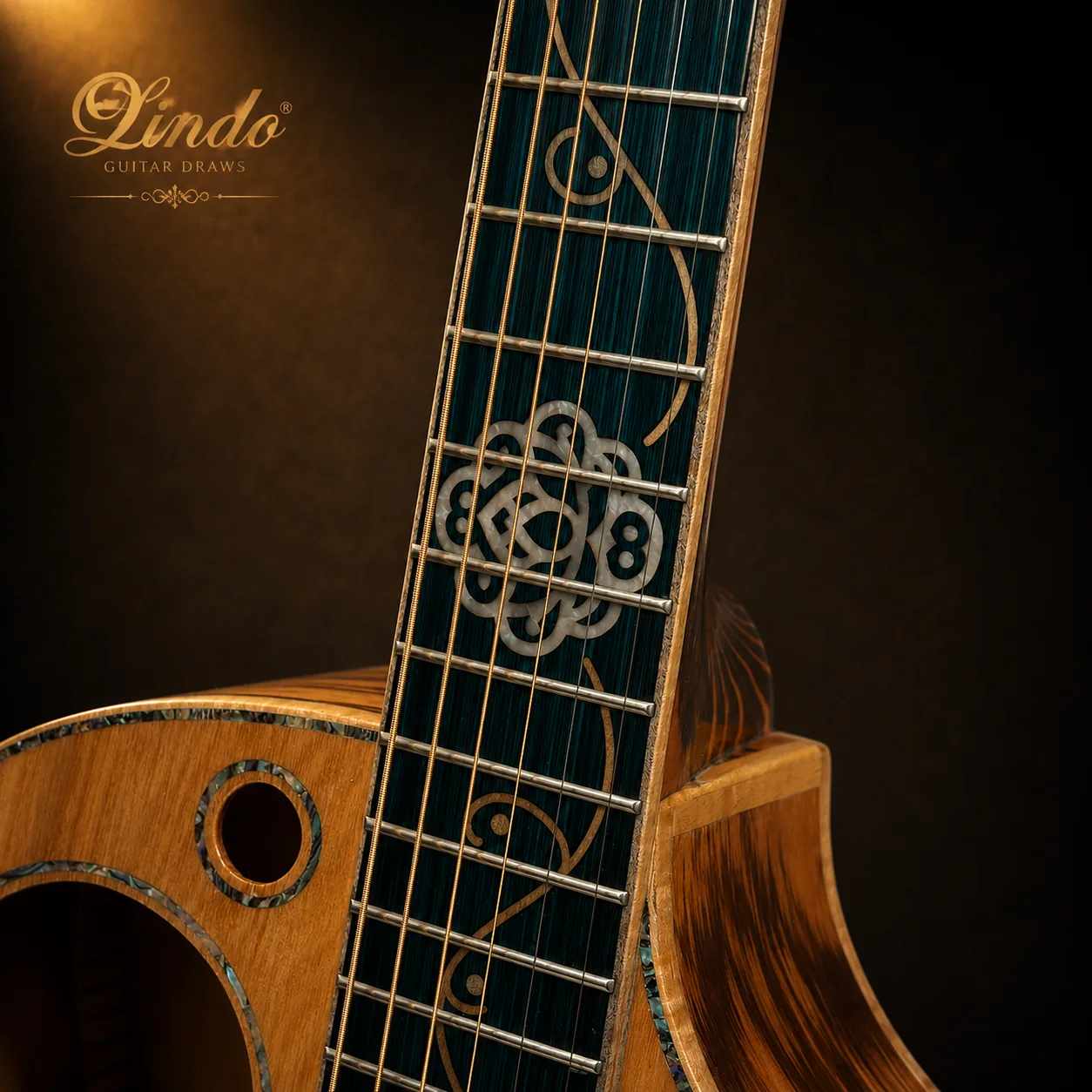 W32 Lindo Earth V1 Electro Acoustic Guitar — Win The Exact Guitar Shown – gallery image 2