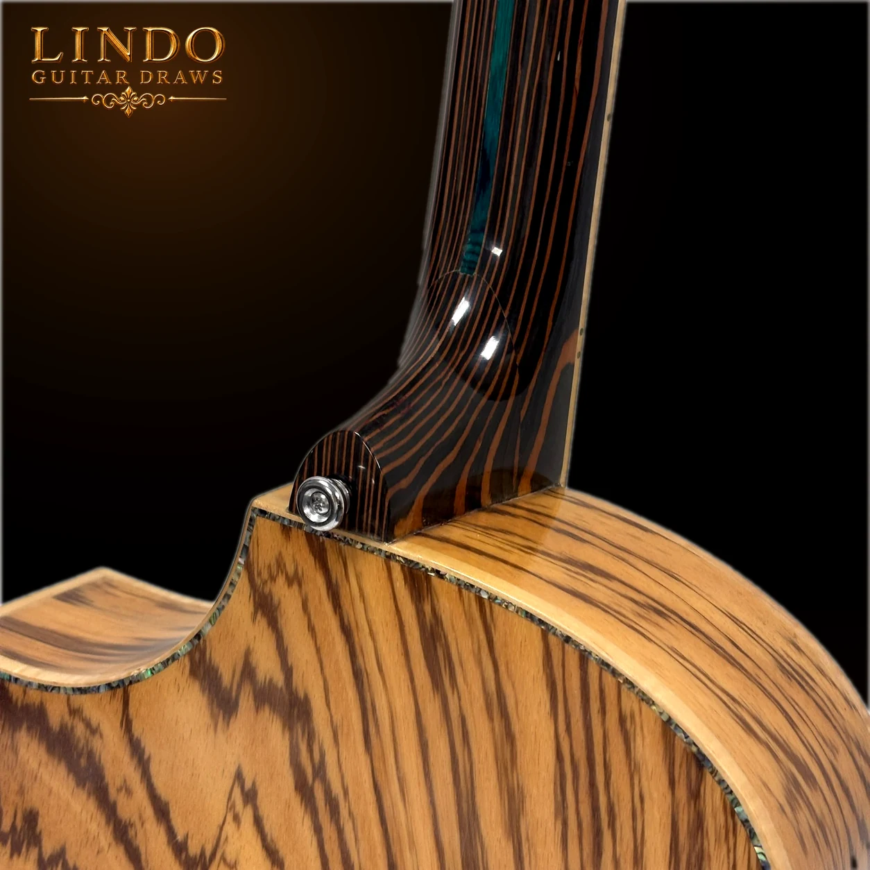W34 Lindo Earth V1 Electro Acoustic Guitar — Win The Exact Guitar Shown – gallery image 3