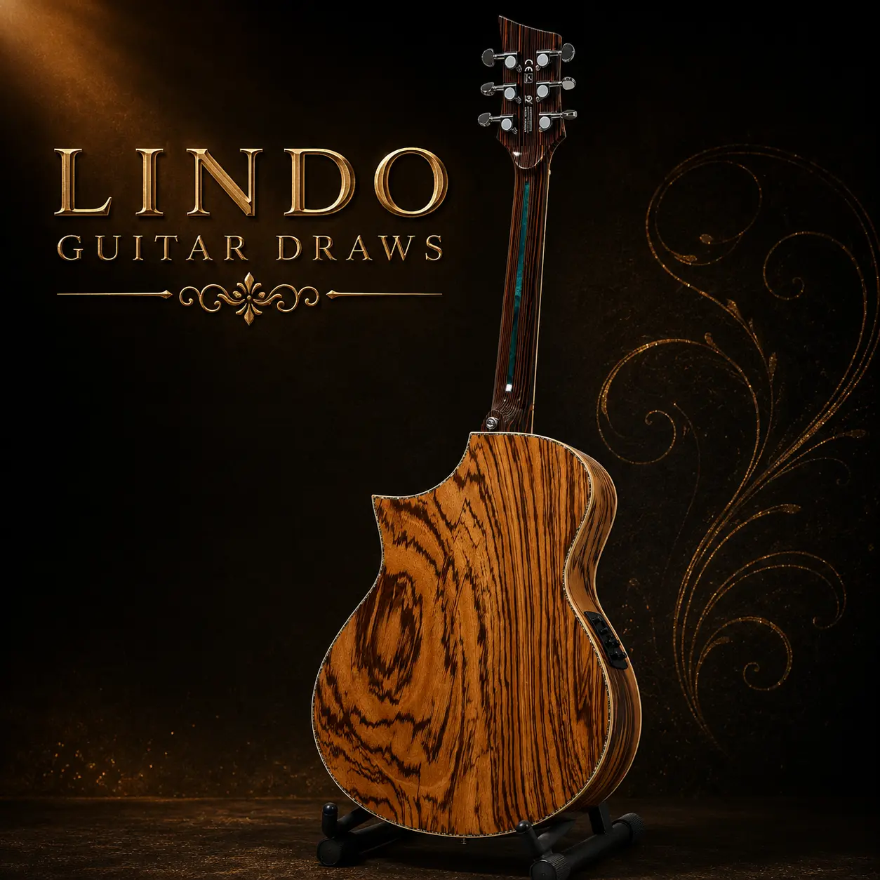 W32 Lindo Earth V1 Electro Acoustic Guitar — Win The Exact Guitar Shown – gallery image 3