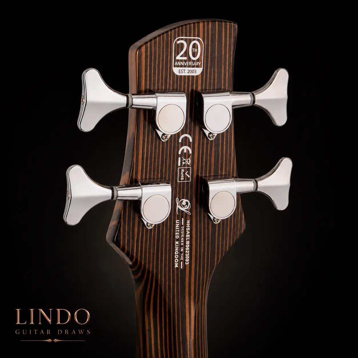 W34 Lindo Sahara Electric Bass Guitar (30″ Short Scale) – gallery image 4
