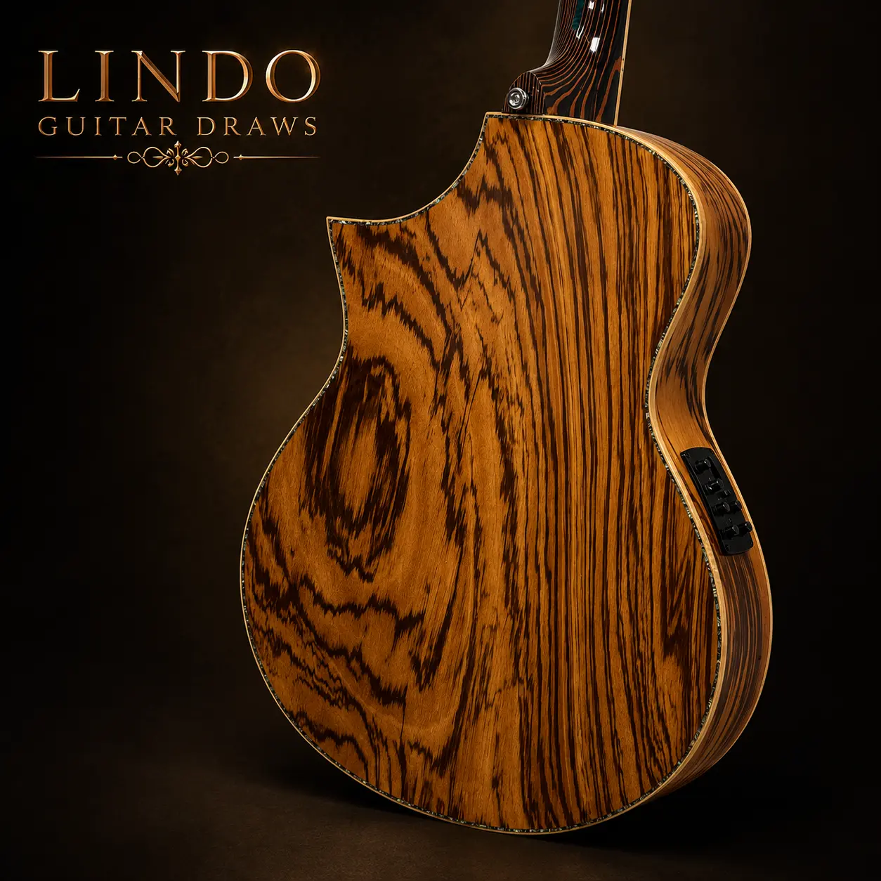 W32 Lindo Earth V1 Electro Acoustic Guitar — Win The Exact Guitar Shown – gallery image 5