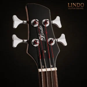 W33 Lindo Sahara Electric Bass Guitar (30″ Short Scale) – gallery image 7