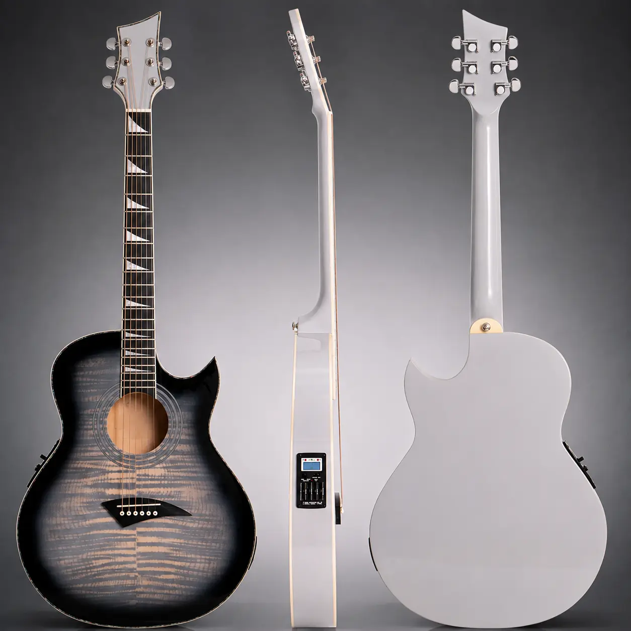 W39 Lindo ORG-SL SlimLine Space Grey Electro Acoustic Guitar – Limited Edition – gallery image 2