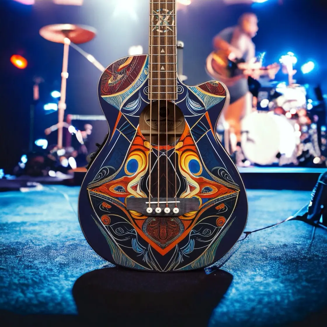 Lindo Sahara Short-Scale Electro-Acoustic Bass Guitar - B-Stock