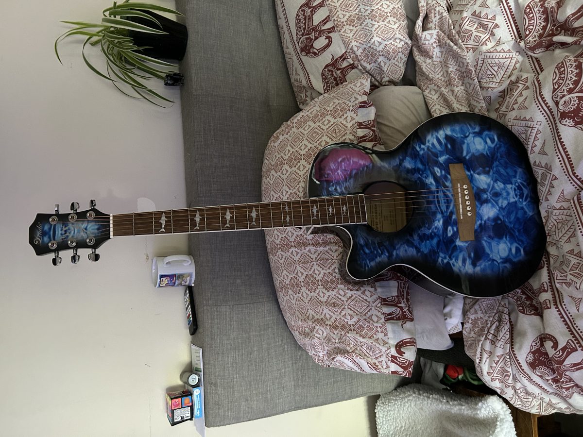 Lindo Blue Shark Electro Acoustic Guitar