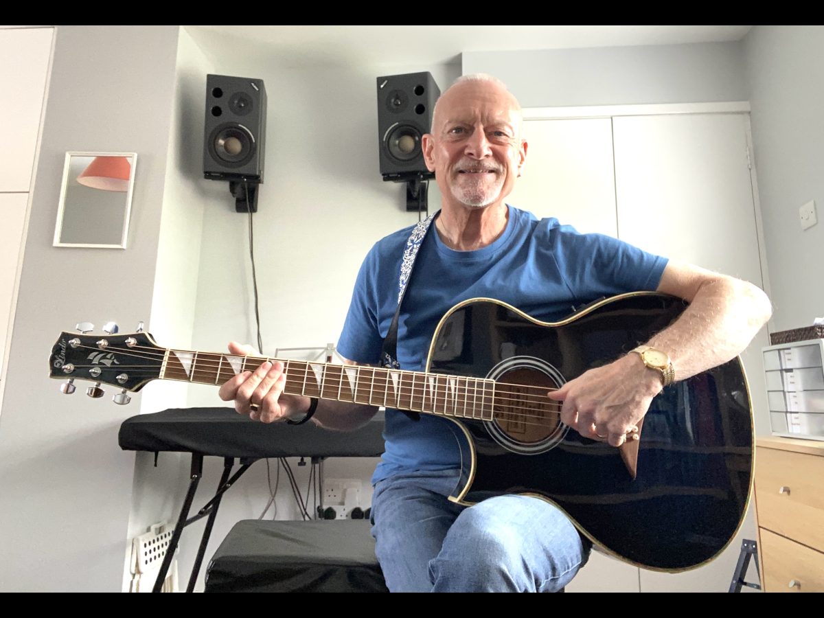 Lindo ORG Slim Blue Electro Acoustic Guitar