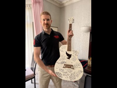Lindo White Dove Electro Acoustic Guitar