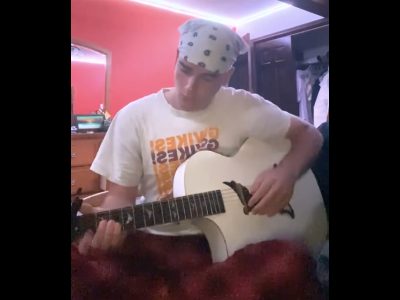 Lindo White Dove Electro Acoustic Guitar